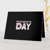 大統領の日 エッセンシャル カード (黄色い花)