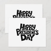 大統領の日 クラシック サンキューカード (正面/裏面)