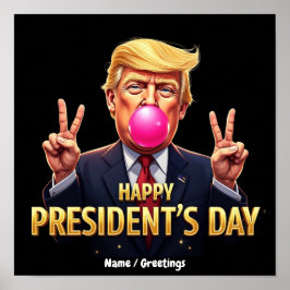 大統領の日 パトリオティズムと自由をお祝いします ポスター