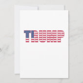 大統領の日 招待状 (正面)