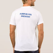 大統領の時はムー・パンプキンだ Tシャツ (裏面)