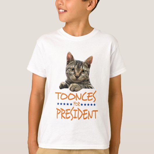 大統領の軽いワイシャツのためのtoonces tシャツ (正面)