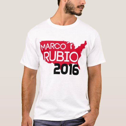 大統領の2016年のワイシャツのためのMarcoルビオ Tシャツ (正面)