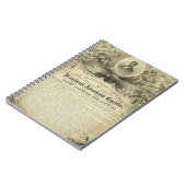 大統領のabeのリンカーンの就任演説 ノートブック (左側)