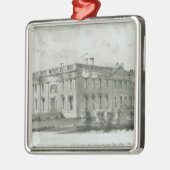 大統領のHouse After破壊 メタルオーナメント (左)