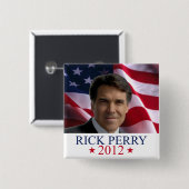大統領のpinbackボタンのためのRick Perry 2012年 缶バッジ (正面&裏面)