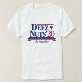 大統領のTシャツのためのDeezのナット(白い) Tシャツ