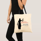 大統領は国王ではない。誰も法を超越しているわけではない トートバッグ (正面(商品))