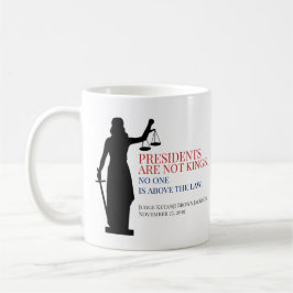 大統領は王ではない誰も法律Cを上回っている コーヒーマグカップ