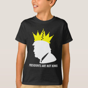 大統領は王様ではない - ドナルド・トランプの砕けた王冠 Tシャツ
