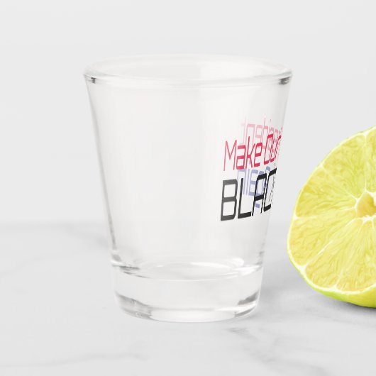 大統領を再び黒人化するオバマ政権おもしろい ショットグラス (左)