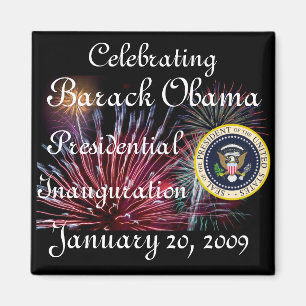 大統領を祝って下さいオバマInauguration マグネット