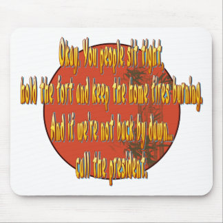 大統領を電話して下さい マウスパッド