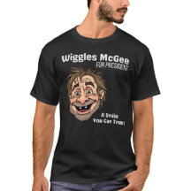 大統領ウィグルズ・マギー ポリティカルTシャツ