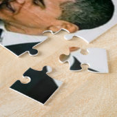 大統領オバマおよび最初LADY-PUZZLE ジグソーパズル (側面)