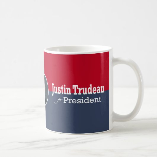 大統領コーヒー・マグのためのジャスティンTrudeau コーヒーマグカップ (右)