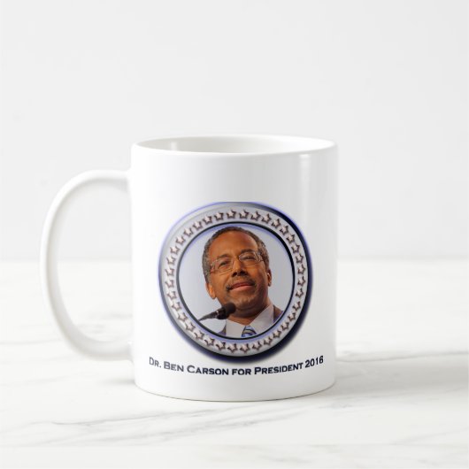 大統領コーヒー・マグのためのベンカーソン コーヒーマグカップ (左)