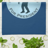 大統領サスカッチ キッチンタオル (折り畳み)