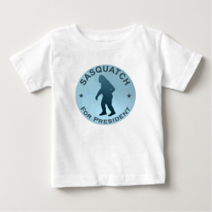 大統領サスカッチ ベビーTシャツ
