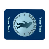 大統領サスカッチ マグネット (横)