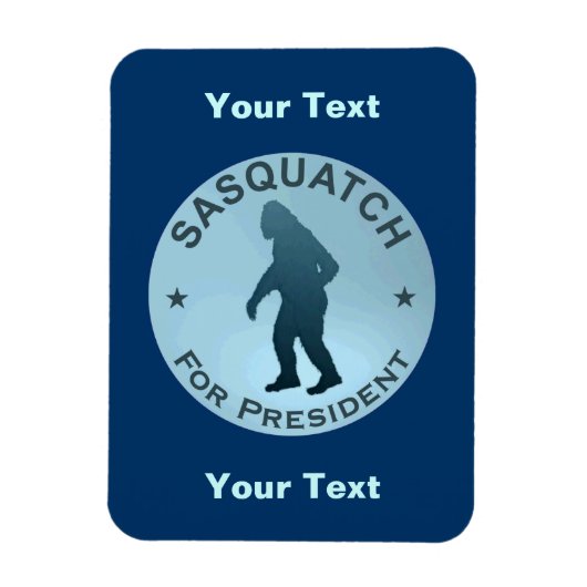 大統領サスカッチ マグネット (縦)