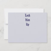 大統領トランプ弾劾パーティの招待状 招待状 (裏面)