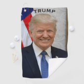 大統領トランプFabおもしろい叙事詩 ゴルフタオル (インサイチュ)