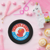 大統領バッジのエルモ ペーパープレート (パーティー)