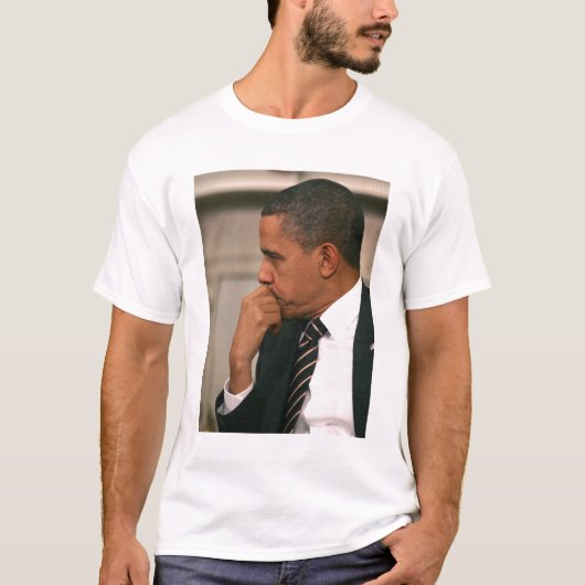 大統領バラク・オバマと大統領 Tシャツ (正面)