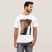大統領バラク・オバマと大統領 Tシャツ (正面フル)