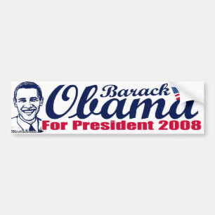 大統領バンパーステッカーのためのバラック・オバマ バンパーステッカー