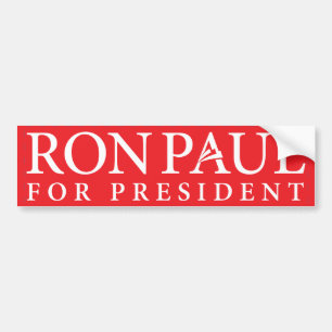 大統領バンパーステッカーのためのロン・ポール バンパーステッカー
