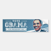 大統領バンパーステッカーのための投票バラック・オバマ バンパーステッカー (正面)