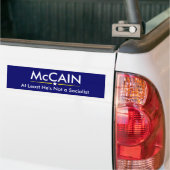 大統領バンパーステッカーのためのMcCain バンパーステッカー (トラック上)