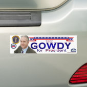 大統領バンパーステッカーのためのTrey Gowdy バンパーステッカー (車上)