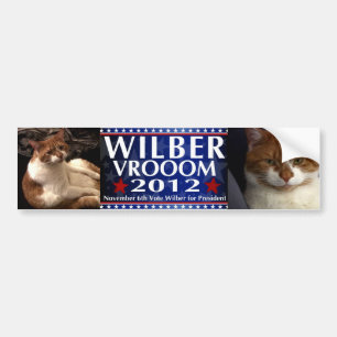 大統領バンパーステッカーのためのWilber バンパーステッカー