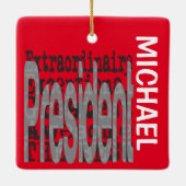 大統領令カスタム官 セラミックオーナメント (裏面)