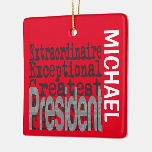 大統領令カスタム官 セラミックオーナメント (左)