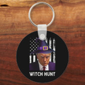 大統領伝説トランプ2024マグショット キーホルダー (正面)