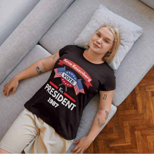 大統領候補ケヴァ・ローゼンバーグ Women's Dark Tシャツ