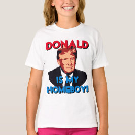 大統領向けの私のホームボーイドナルドトランプ Tシャツ