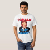 大統領向けの私のホームボーイドナルドトランプ Tシャツ (正面フル)