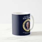 大統領就任式の日印章バイデン氏 コーヒーマグカップ (正面右)
