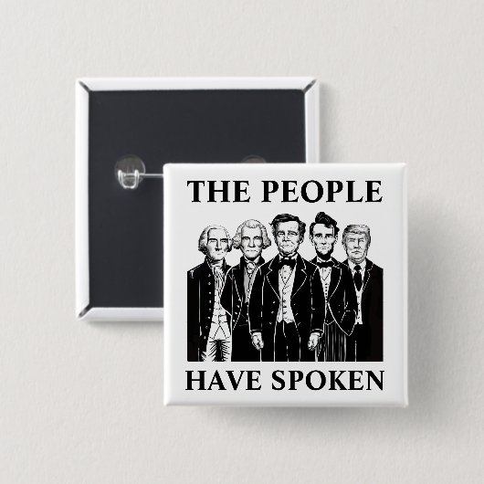 大統領就任式 缶バッジ (正面&裏面)