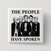 大統領就任式 缶バッジ (正面)