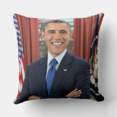 大統領府ポートレート、オバマバラク クッション (裏面)