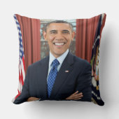大統領府ポートレート、オバマバラク クッション (正面)