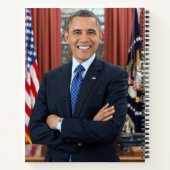 大統領府ポートレート、オバマバラク ノートブック (裏面)