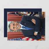 大統領府ポートレート、オバマバラク ポストカード (正面/裏面)