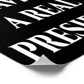 大統領恋しく思を持って実在いる ポスター (角)